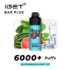 iGET BAR PLUS VAPE 6000 PUFF – WATERMELON MINT ICE