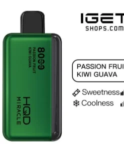 HQD Miracle 8000 – Passion Fruit Kiwi Guava