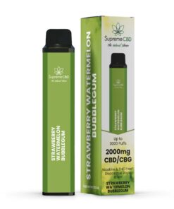 CBD Disposable Vape – Strawberry Watermelon Bubblegum (2000mg)