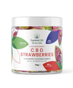 CBD Gummy Strawberries (800mg)